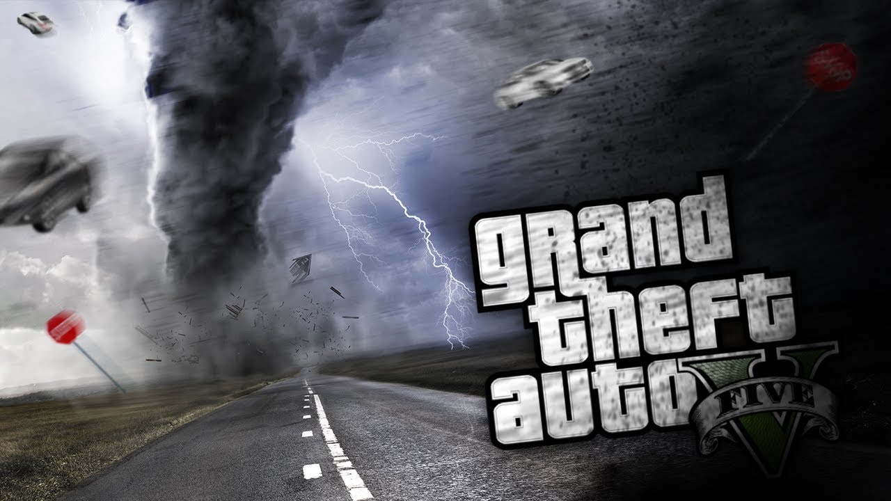 GTA 5 Mods - END OF THE WORLD TORNADO MOD (GTA 5 PC Mods Gameplay)