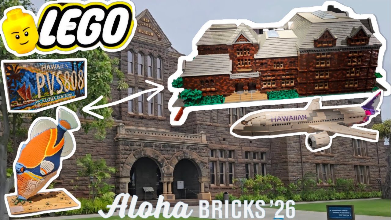 Everything HAWAI'I but made out of LEGO | Aloha Bricks '26 | Bishop Museum 2026
