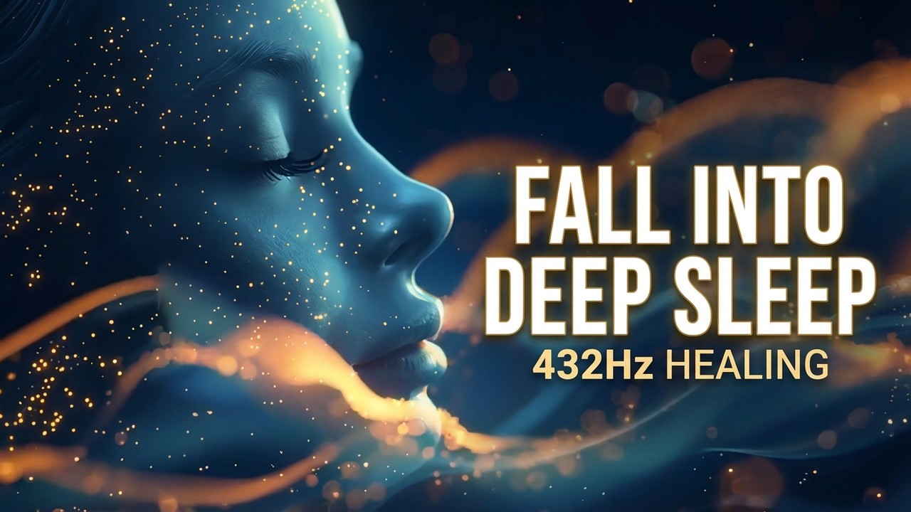 432Hz Healing Frequency | Fall Into Deep Sleep, Recover Your Body