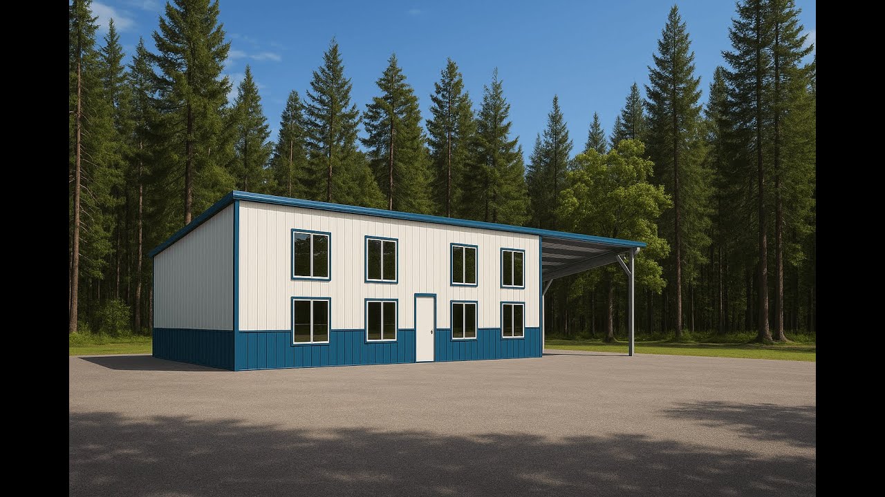 Build Your Dream: The Ultimate 25x45 Barndominium [With Carport!]