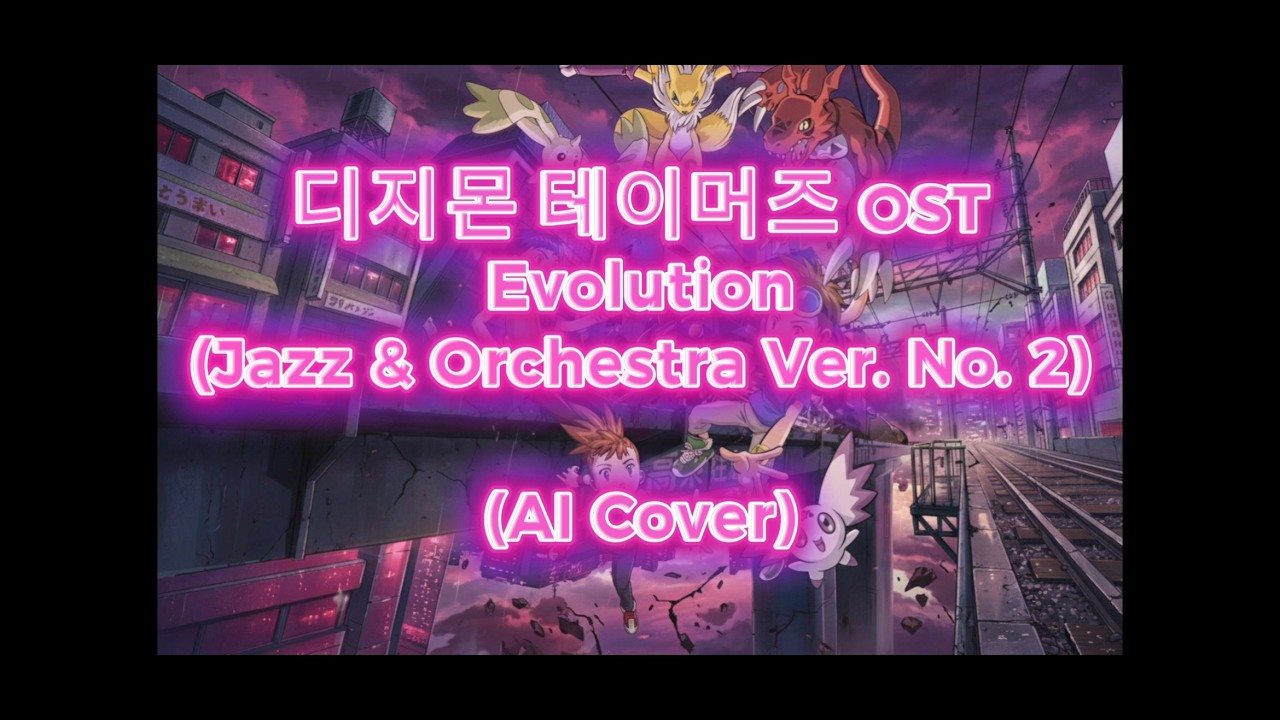디지몬 테이머즈 OST - Evolution (재즈 & 오케스트라 Ver. No. 2) [AI 커버]