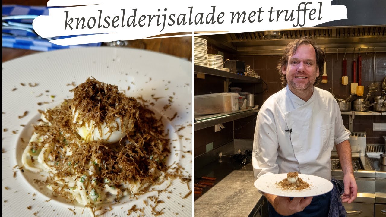 Koken met Rik de Jonge: Knolselderijsalade met truffel