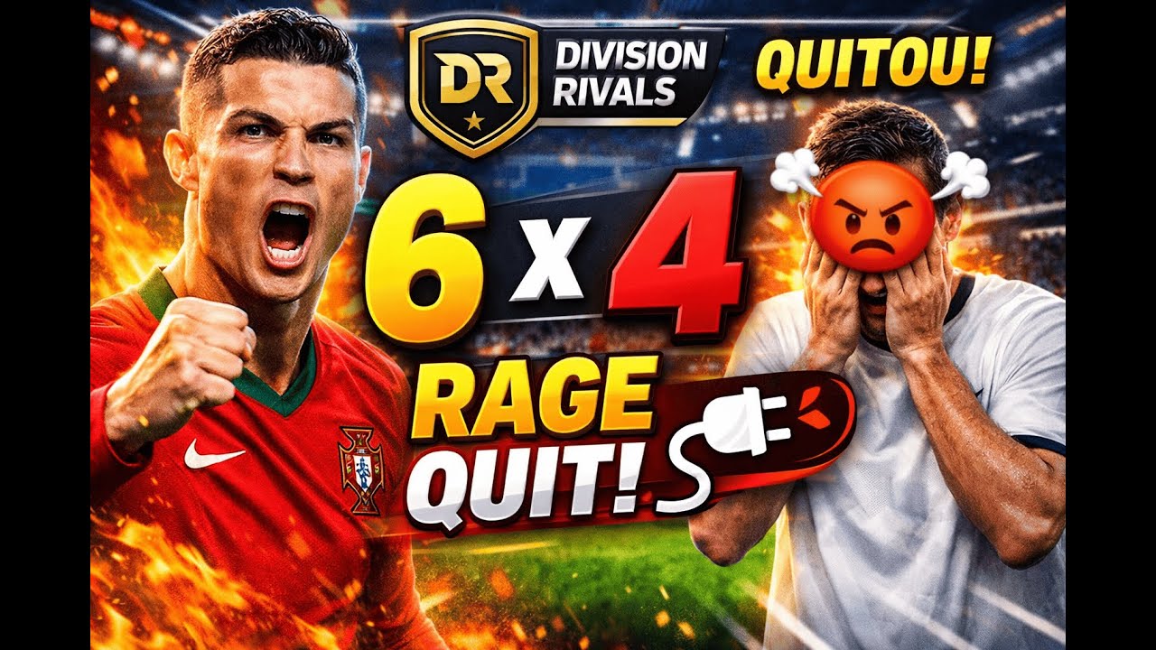 6x4 e o adversário KITOU no Division Rivals 😈🔥
