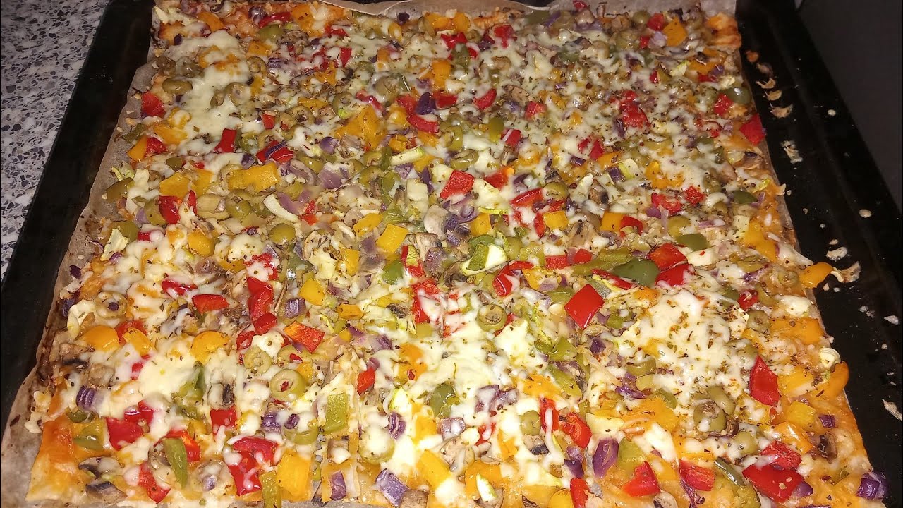 Super makkelijke bladerdeeg plaat pizza 🍕😋👍