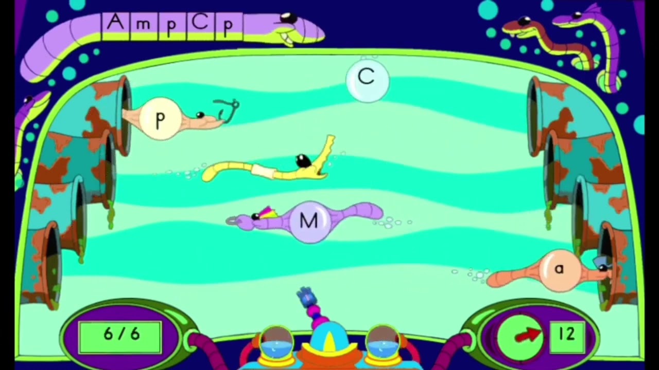 Speed Wormer Free Fall and Virus Game by Reading Istation PAL Version