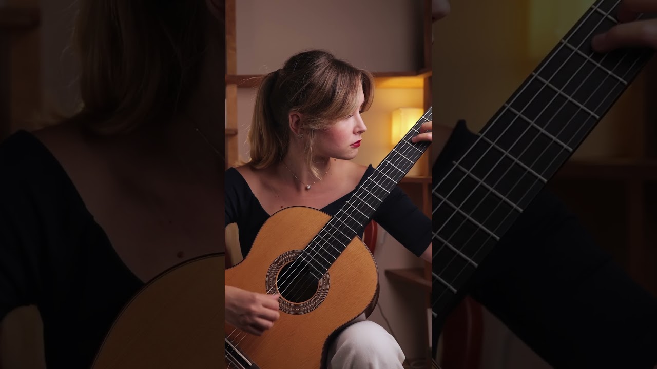 The most emotional part in this piece 💔 #classicalguitar #guitar #classicalmusic