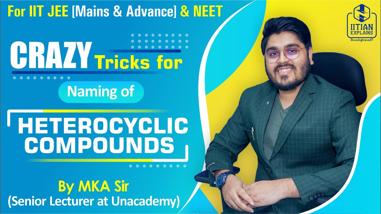 Nomenclature of Heterocyclic Compounds | Super-Concept & Tricks | Explained by IITian | Jee | NEET