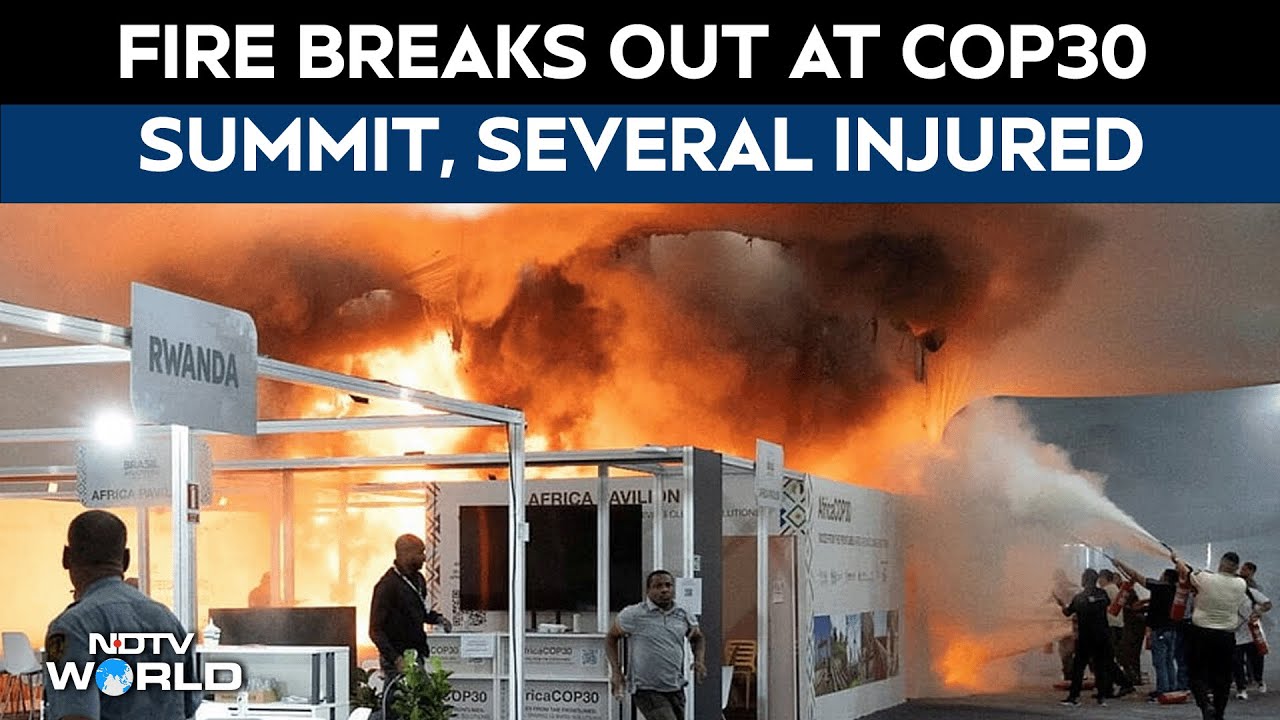 COP30 Fire | Massive Fire At COP30 Venue In Brazil, Likely Caused By Microwave