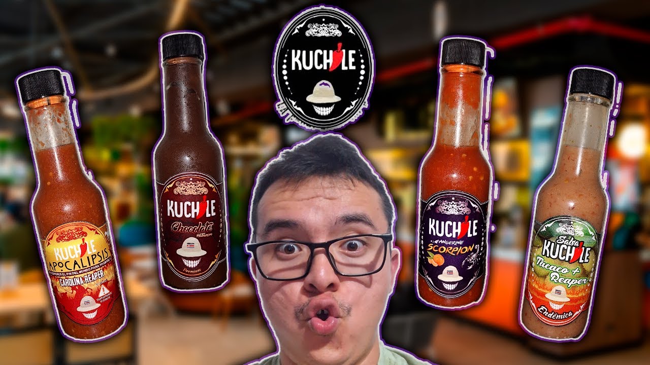 Probando Salsas MUY PICANTES | Kuchile