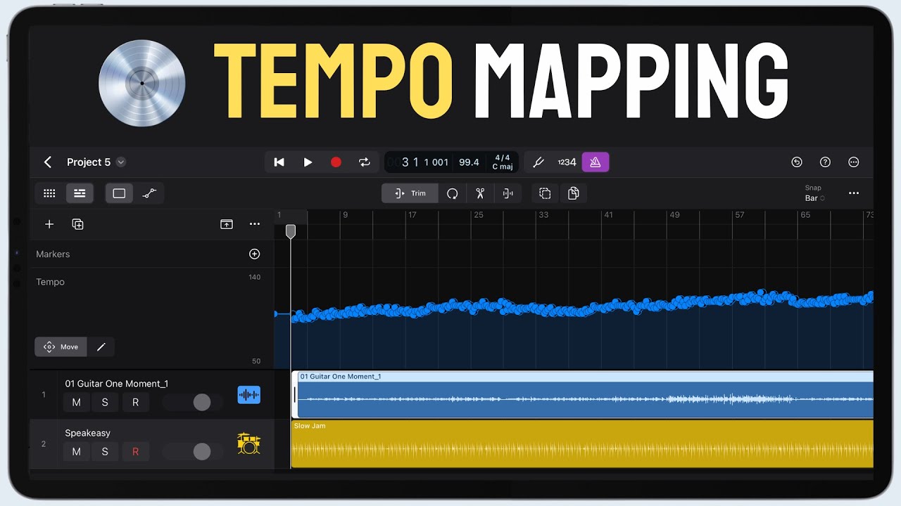 Logic Pro | How to map TEMPO to an audio region
