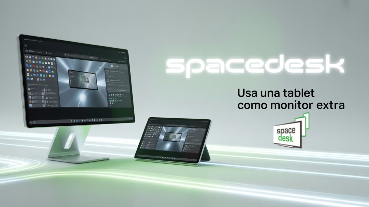 spacedesk · Usa una Tablet Como Monitor Extra Fácilmente
