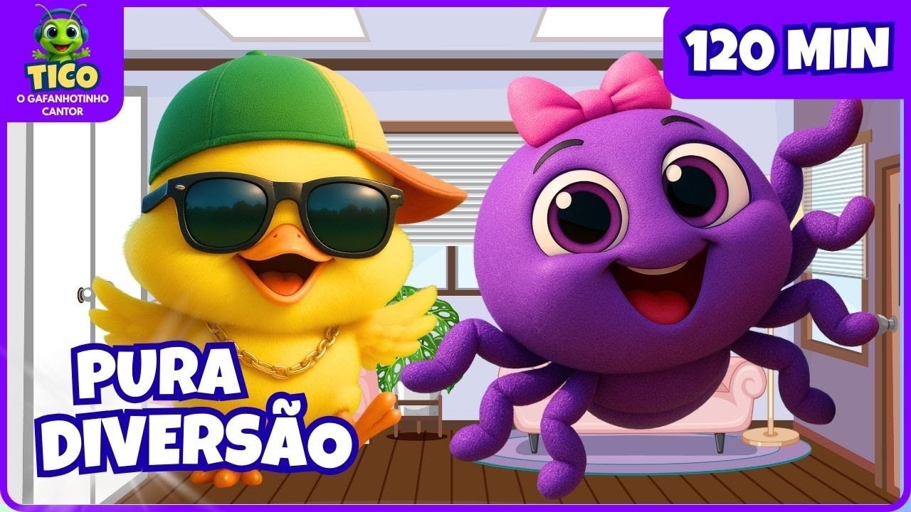 🐣🎶 Pintinho Amarelinho chegou para Dançar! | Música Infantil @ticogafanhotinho