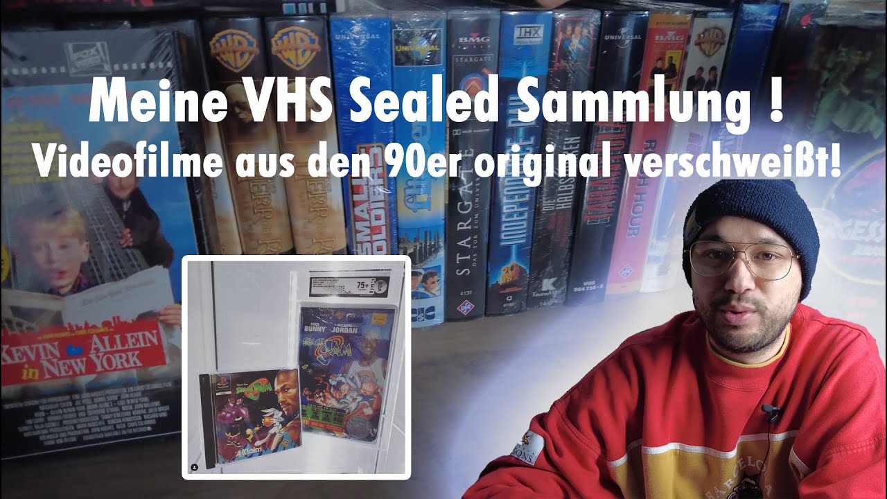 Meine VHS Sealed Sammlung ! Videofilme aus den 90er original verschweißt!