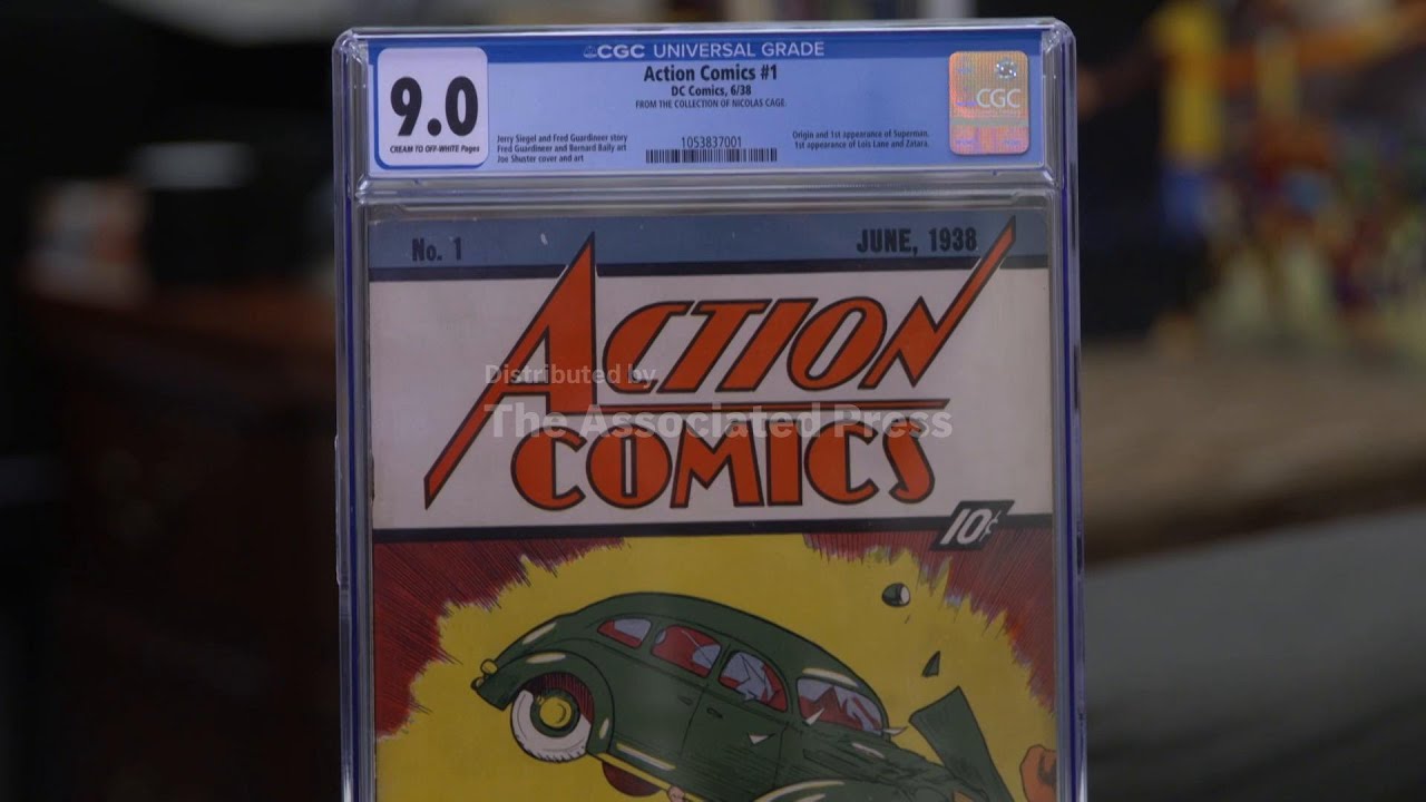 Comic book which introduced the world to Superman once stolen from Nicolas Cage sells for $15m