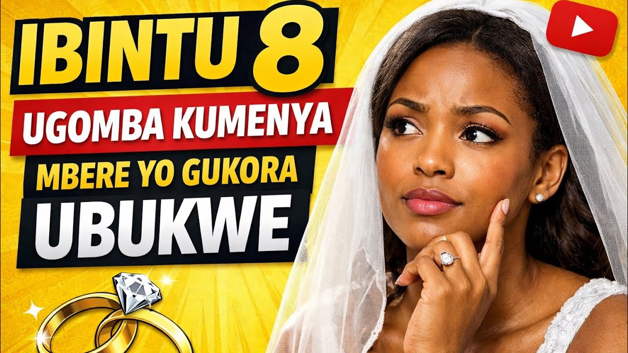  URITEGURA GUKORA UBUKWE ? Dore Ibintu Ugomba Gukora #inamayumunsi