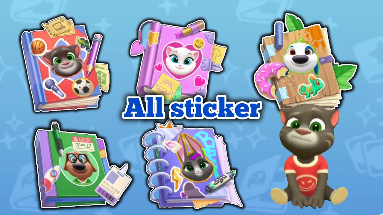 My Talking Tom Friends 2 - All stickers are complete
