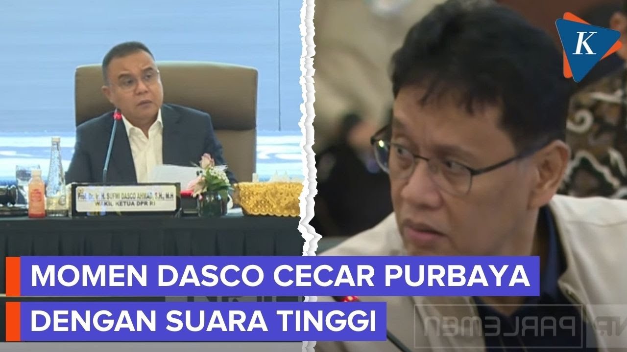 Suara Dasco Meninggi Saat Cecar Purbaya soal Anggaran Bencana, Suasana Langsung Hening