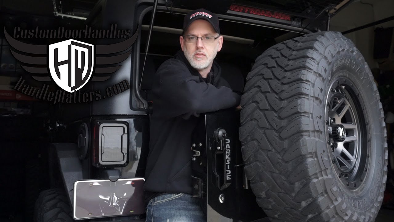 Handle Matters Jeep Tailgate Handle Install: Ditch the plastic grab some metal