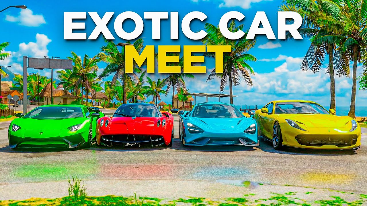 Forza Horizon 5, но мы ездим на экзотических автомобилях!