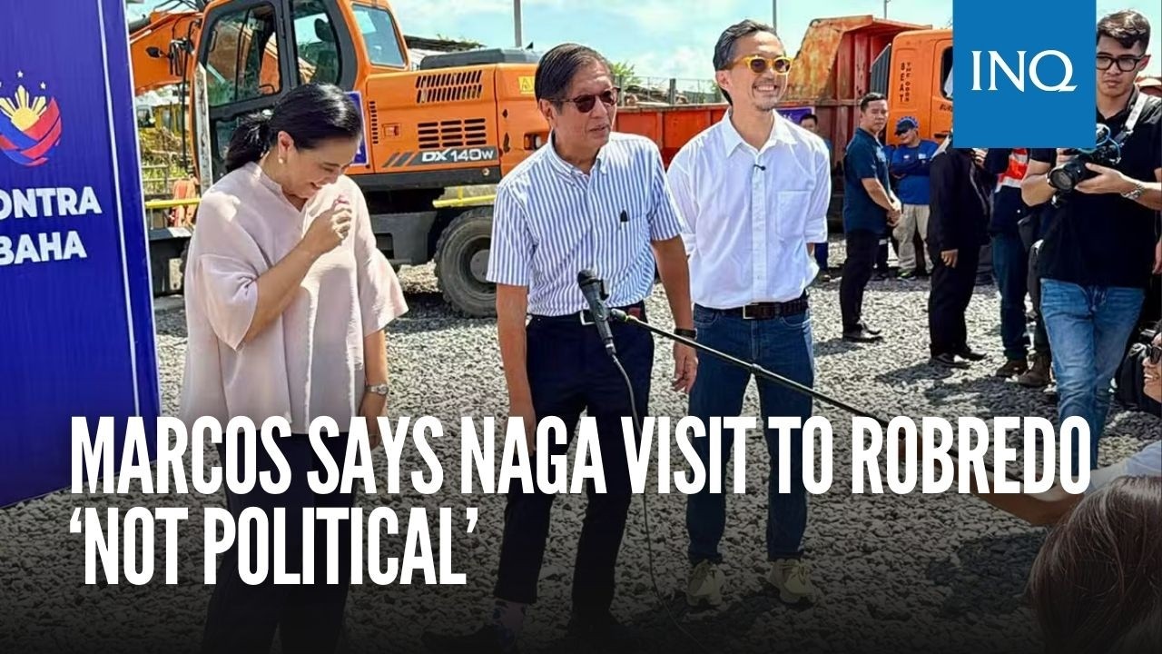 Marcos says Naga visit to Robredo ‘not political’
