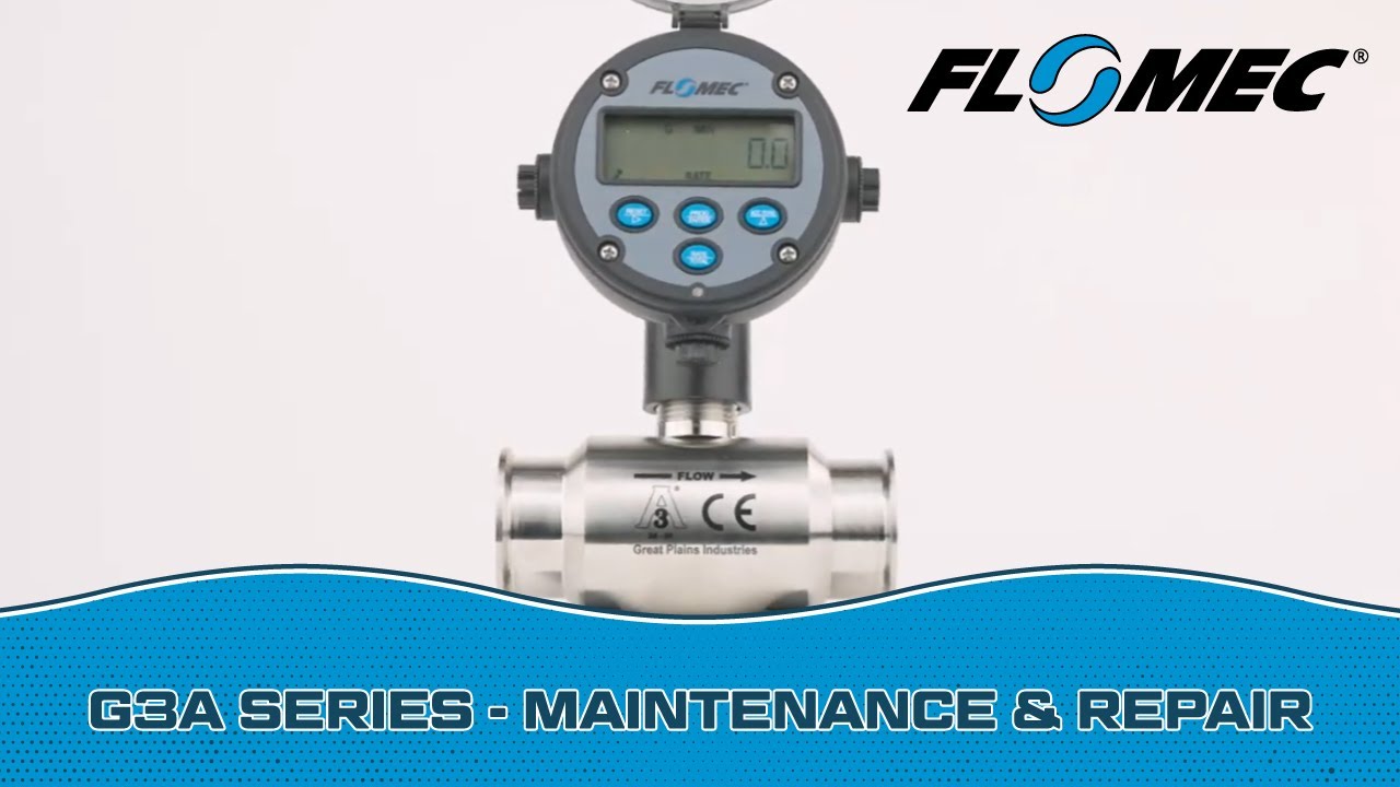 FLOMEC® G3A Series: Maintenance