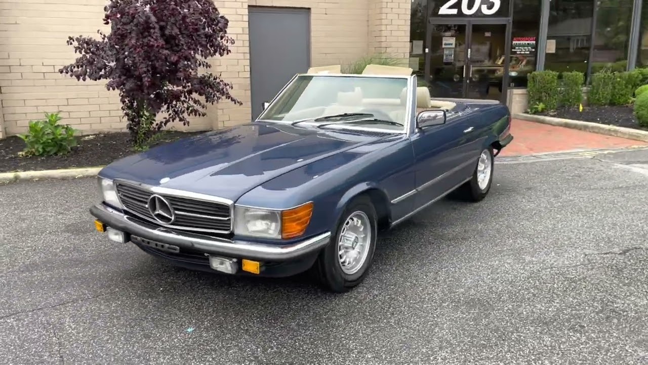 1985 Mercedes-Benz 500 SL European specification Road Test Passenger POV