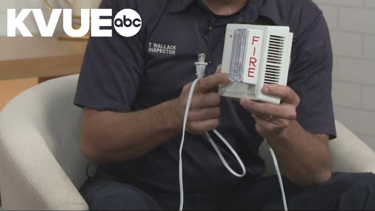 Fire inspector explains how strobe smoke alarms work to keep deaf and hard of hearing people safe