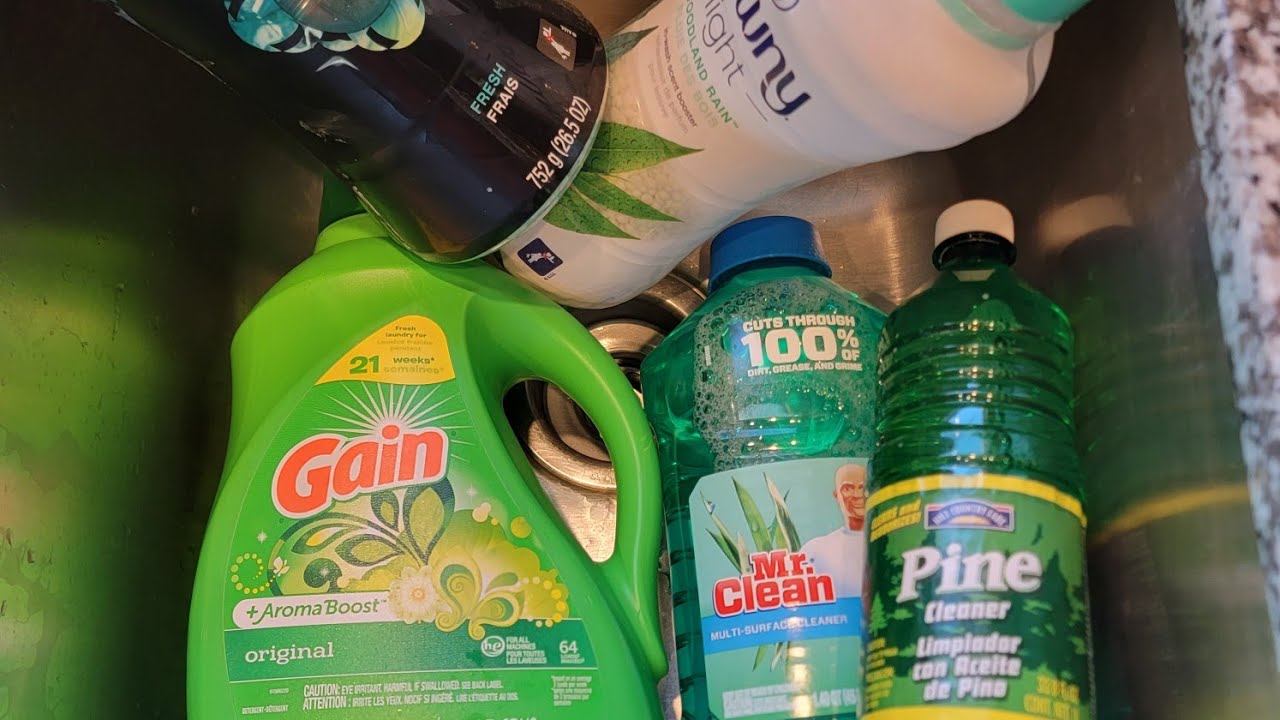 2k Celebration Paste! Gain,  Mr Clean,  Pine,  and 10 cans of Comet/AJAX mix!