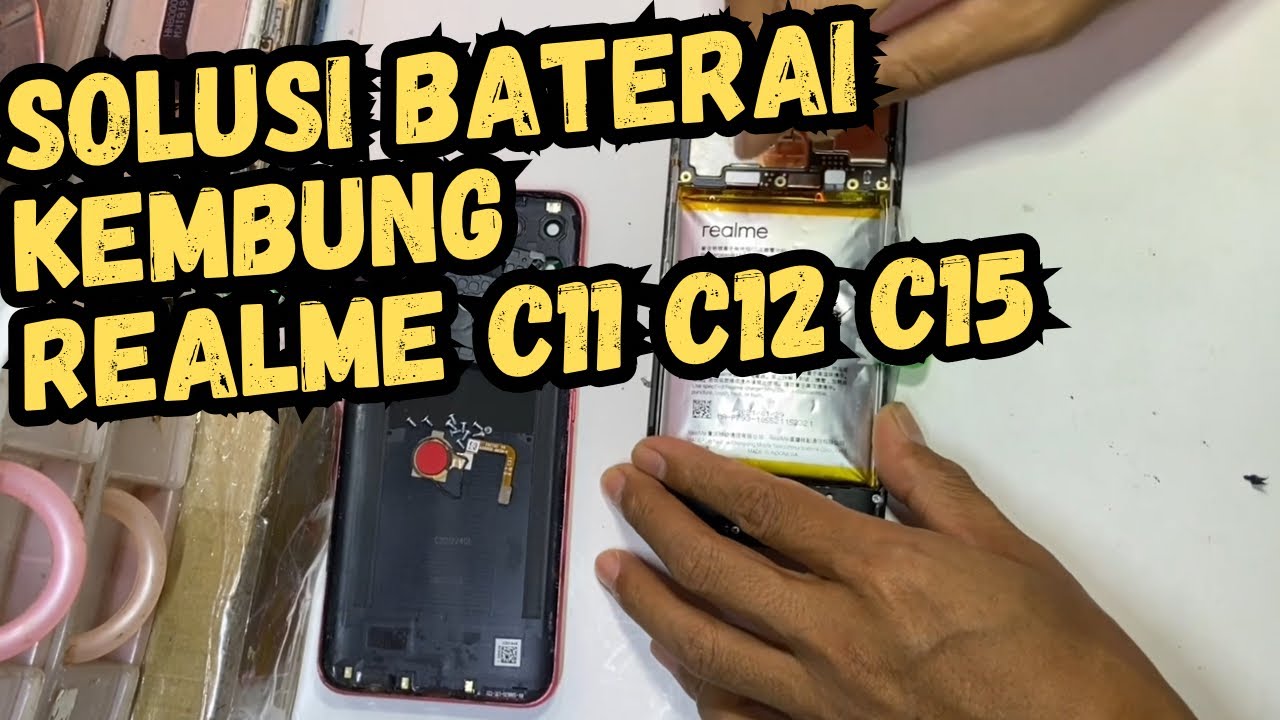 GANTI LCD DAN BATERAI REALME C11 C12 C15 2020