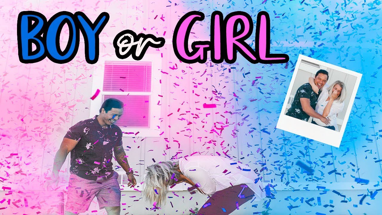 GENDER REVEAL!! Confetti Cannons, explosions, lots of tears!!!