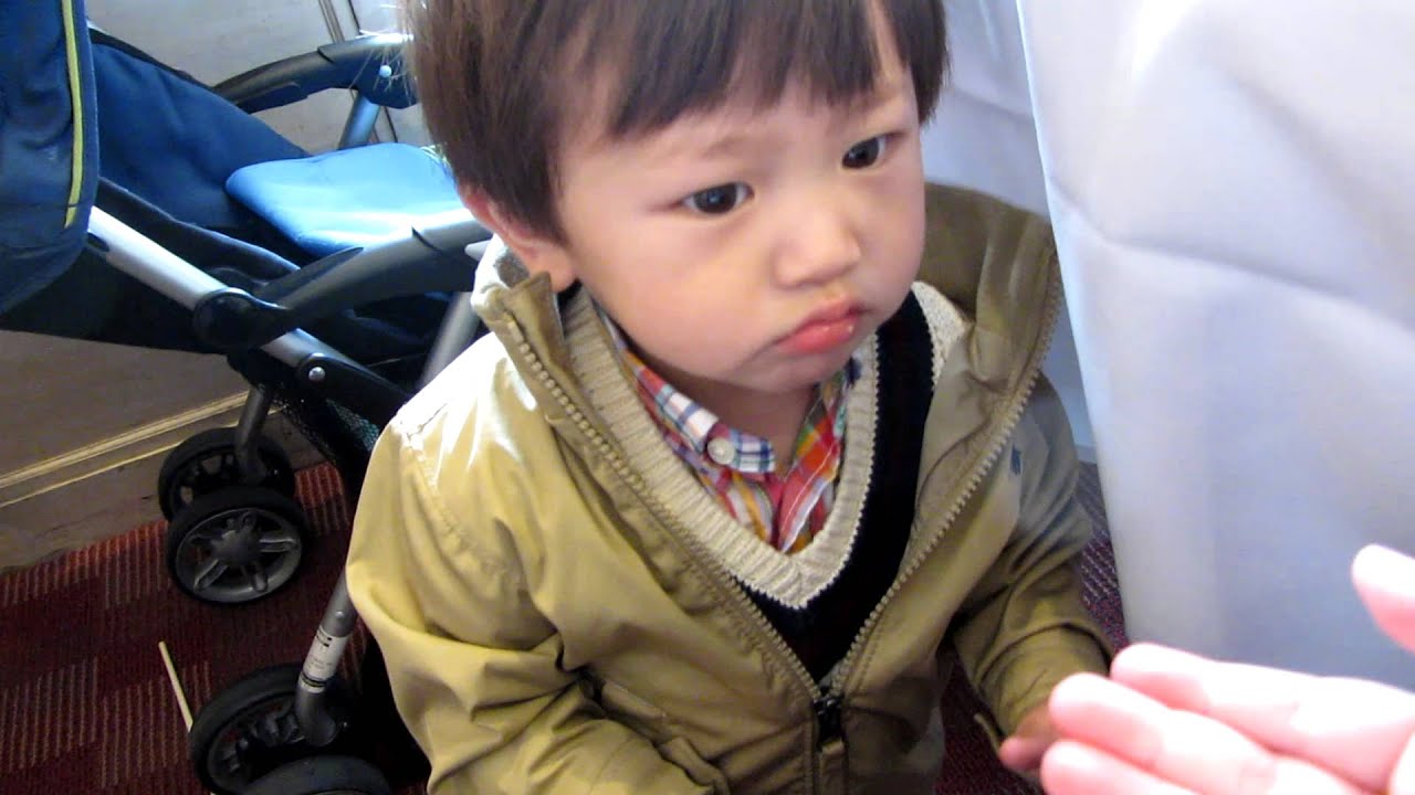 Zade eating sesame ball June, 2011
