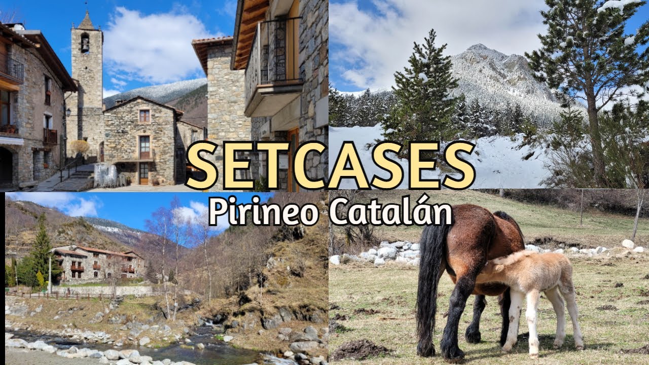 Pueblo de SETCASES | Bosque nevado en el Pirineo Catalán ❄️ | Girona (Cataluña)