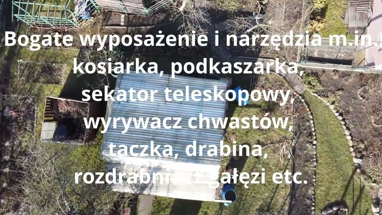 Ogr&oacute;dek Działkowy 480m2 działka ROD Dobry Gospodarz ul. Klecińska