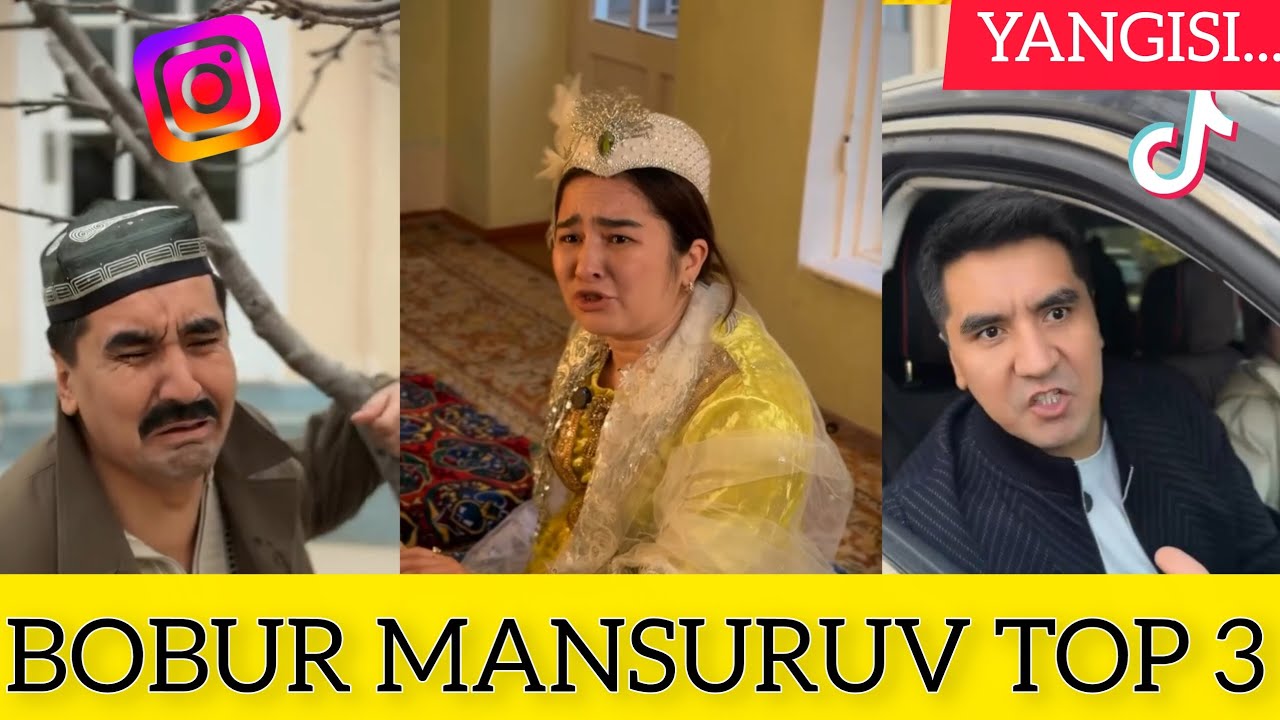 Bobur Mansuruv Yangi Vinelar Toplami Top 3 #youtube #subscibe #funny #kulgi #boburmansurov #rek