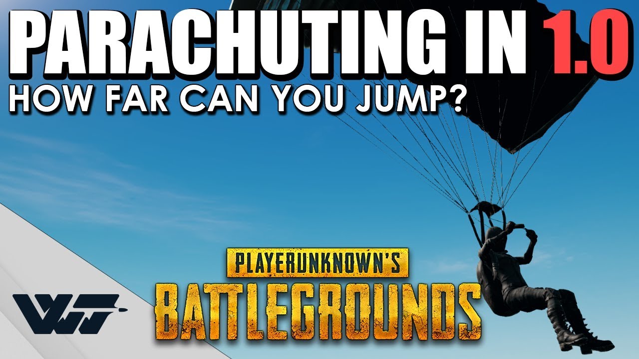 GUIDE: How to PROPERLY PARACHUTE in PUBG 1.0 - Long Jumping Methods & Numbers (3km+)