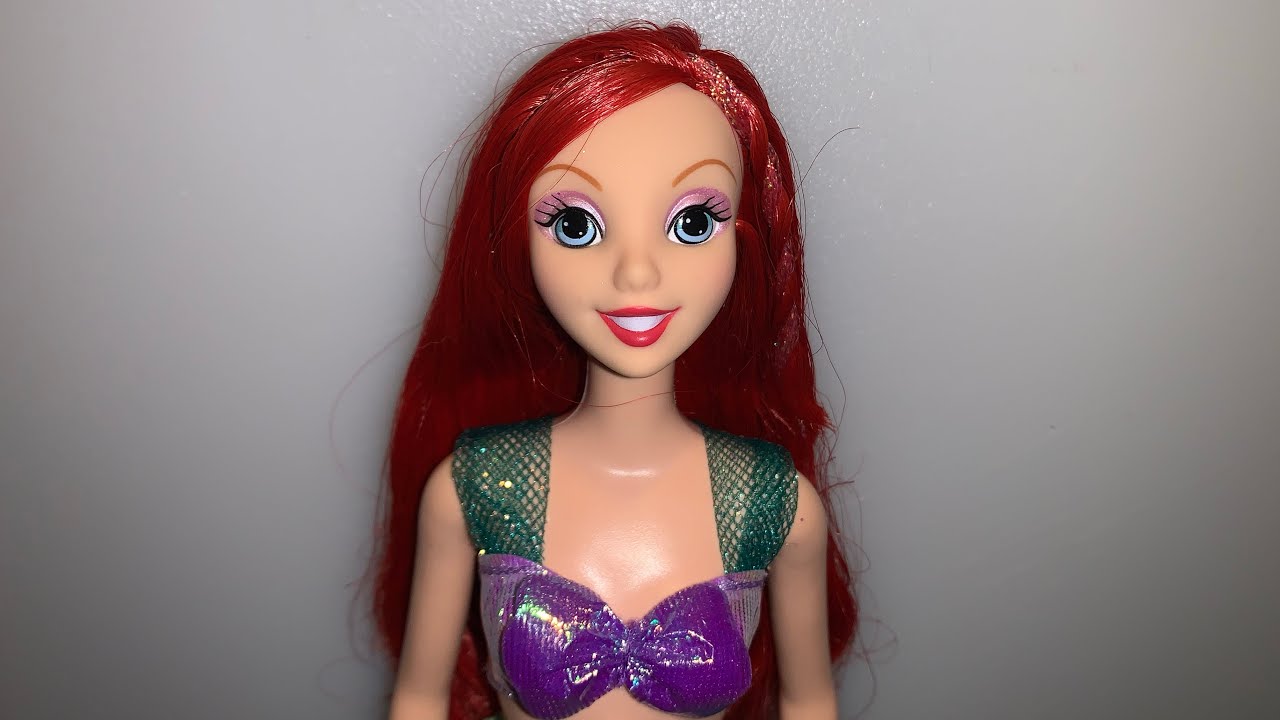 Disney Princess Mattel 2004 Sparkle Princess Ariel unboxing and doll review! 