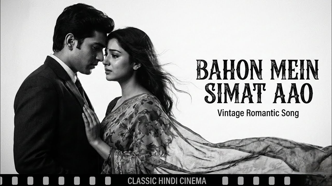 Bahon Mein Simat Aao | Romantic Retro Love Song | 60s 70s Style AI Song | Hindi Melody