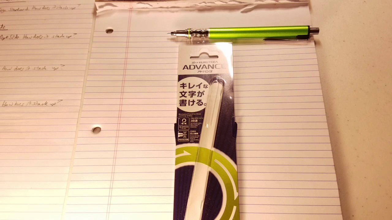 Uni Kuru Toga Advance Mechanical Pencil Review
