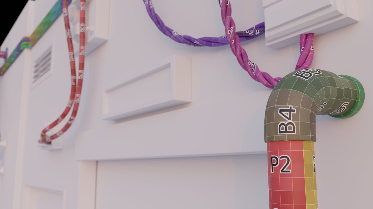 3D Modeling in Blender - Cyberpunk Street Part 8B: Cable and Pipe UVs