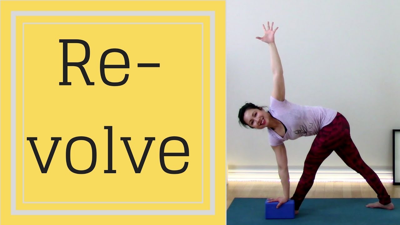 60 minutes Vinyasa Flow Yoga - Revolved Triangle, Revolved Hand to Big Toe, Reclined Twist
