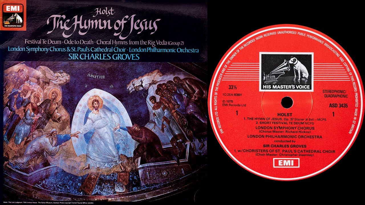 Holst - The Hymn Of Jesus (Groves) (vinyl: Soundsmith Zephyr ☆ , Graham Slee, CTC Classic 301)