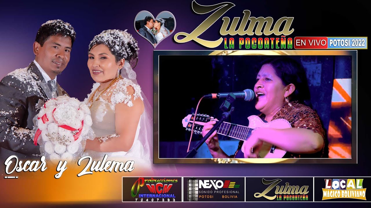 Zulma la Pocoateña (en vivo Potosi 2022) Boda de Oscar y Zulema [MCM Producciones]