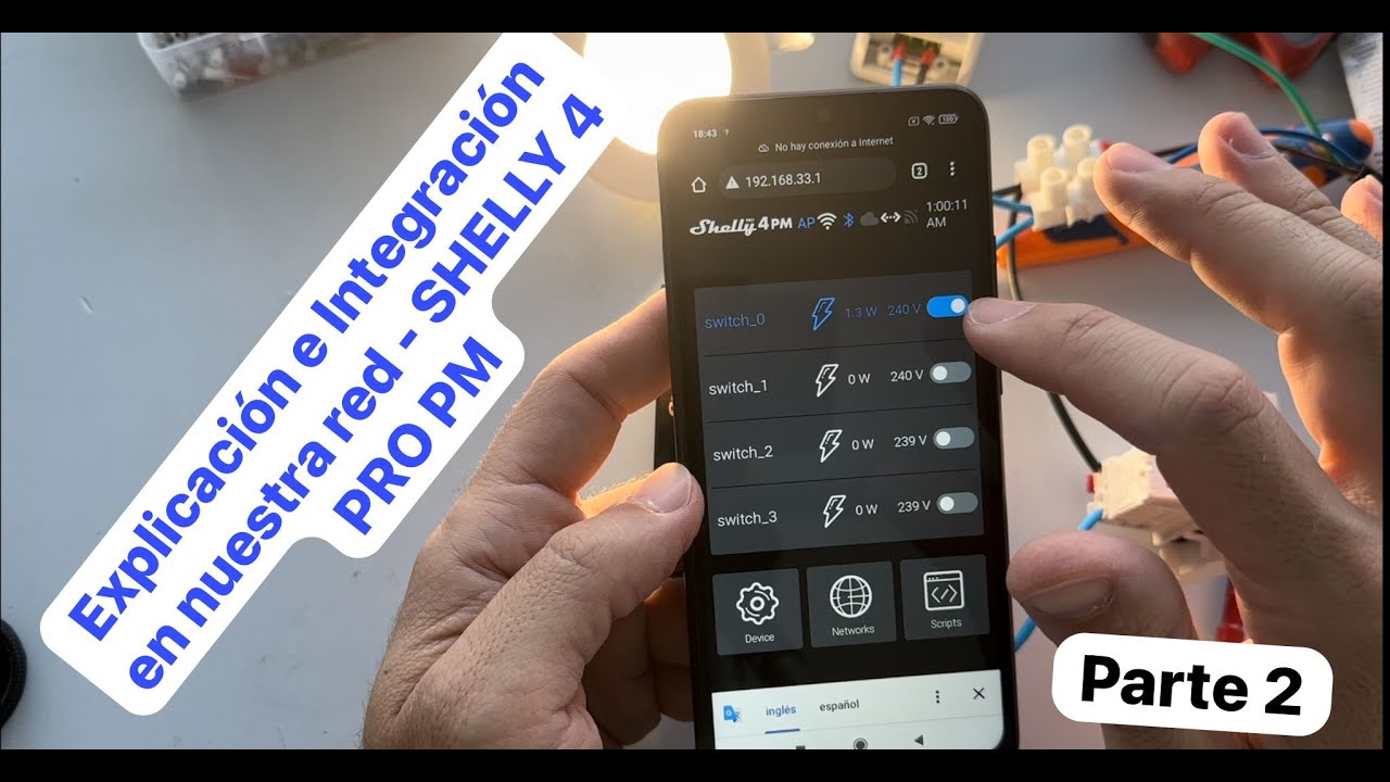 Shelly Pro 4 PM, Configuración y explicación completa. Parte 2.