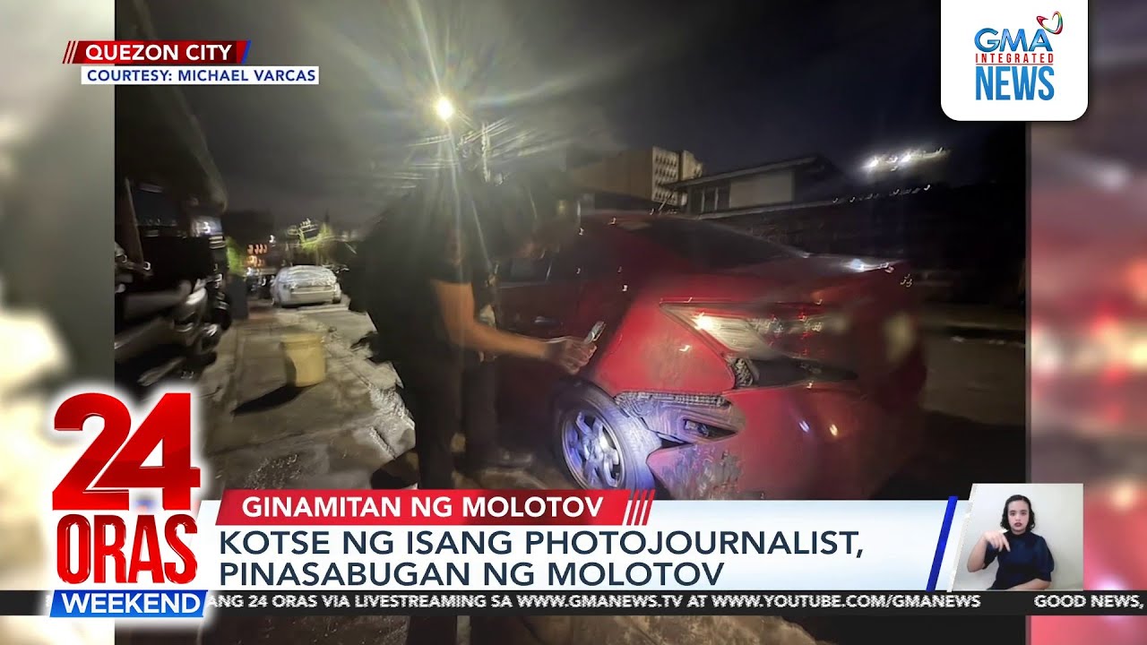 24 Oras Weekend: (Part 1) Kabi-kabilang karambola; Molotov sa kotse; Sinaksak dahil sa selos? atbp.