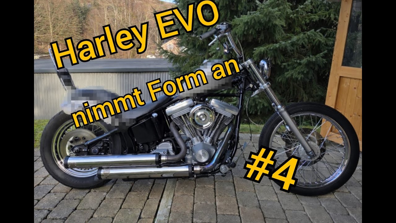 Harley Evo Softail Umbau: Die Linie bestimmen und Endgegner Loctite  | Westborn Garage