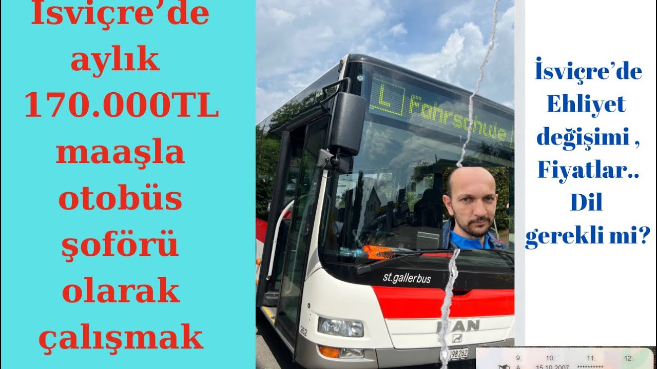 İsviçre’ye gelip, otobüs şoförü olmak isteyenler bu videoyu mutlaka izlesin..