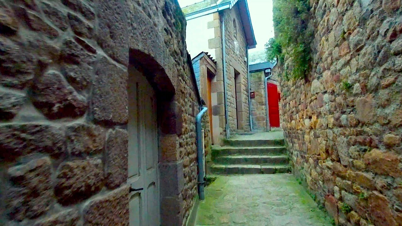 France Walk - Explore the secret path of Mont Saint-Michel (モン・サン・ミシェル秘密の道) - 4K