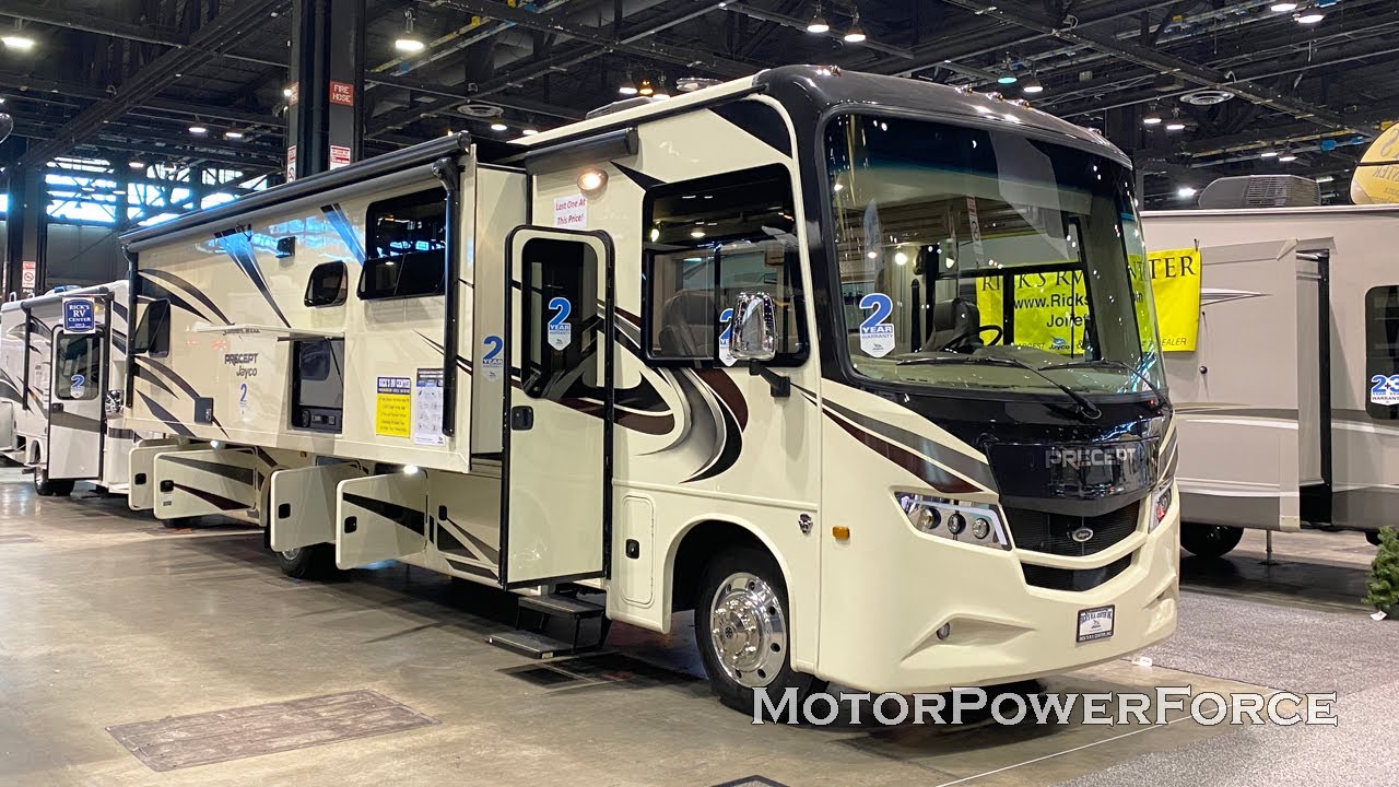 2020 Jayco Precept 34G RV on Ford F53 Chassis powered by Triton 6.8L V-10 320 HP Gas Engine