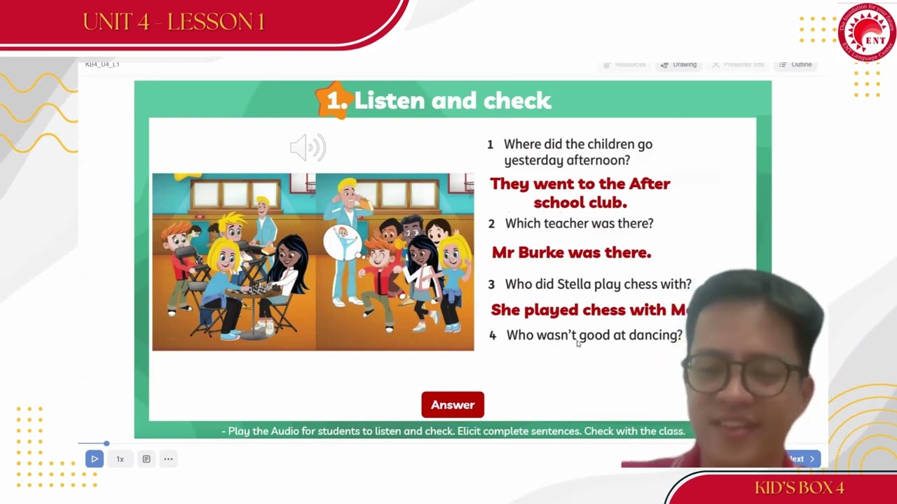 ENT_KID'S BOX 4_UNIT 4 _LESSON 1
