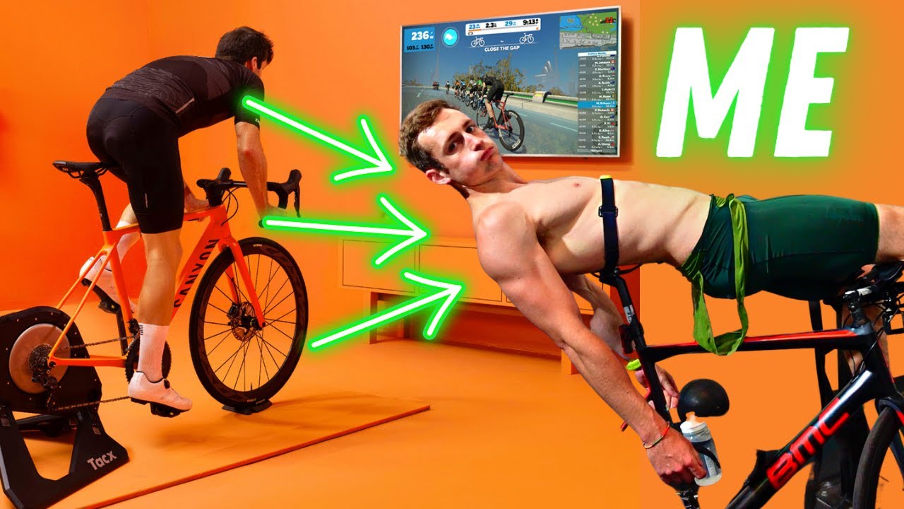 How hard is a virtual cycling race?